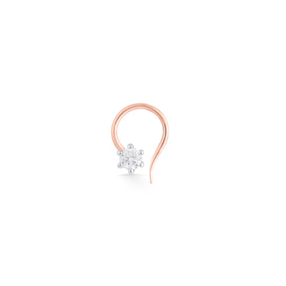 Bright Petunia Nosepin Diamond Jewellery
