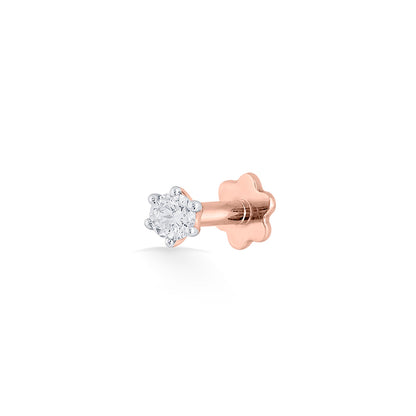 Frosty Petunia Nosepin Diamond Jewellery