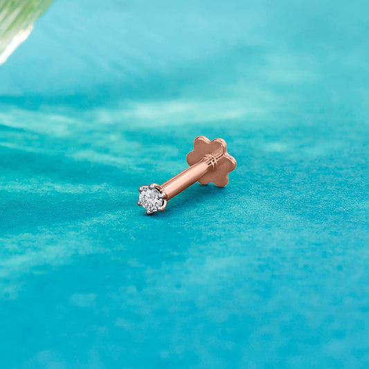 Frosty Petunia Nosepin Diamond Jewellery