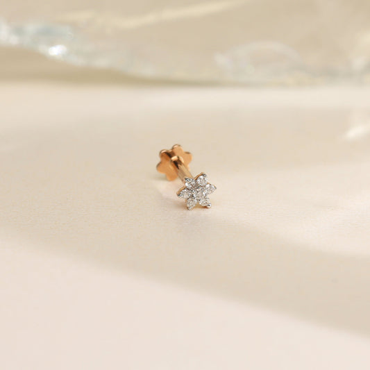 Diamond Bloom Diamond Nosepin