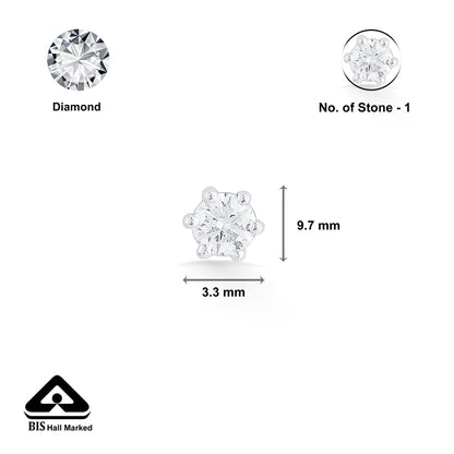 Ivory Shine Diamond Nosepin