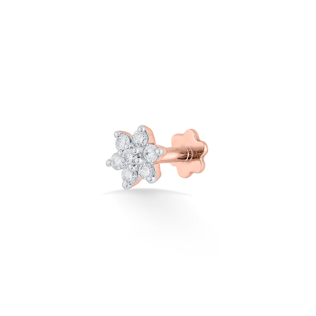 diamond flora diamond nosepin