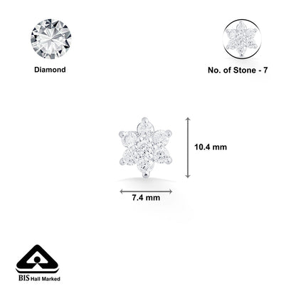 Diamond Flora Diamond Nosepin