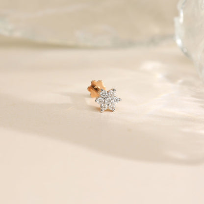 Diamond Flora Diamond Nosepin