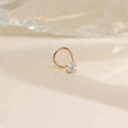 Glow Belle Diamond Nosepin