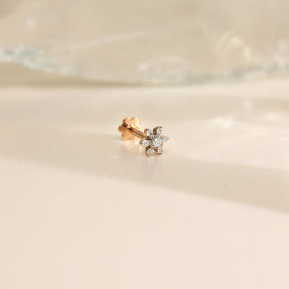 Twinkle Bud Diamond Nosepin