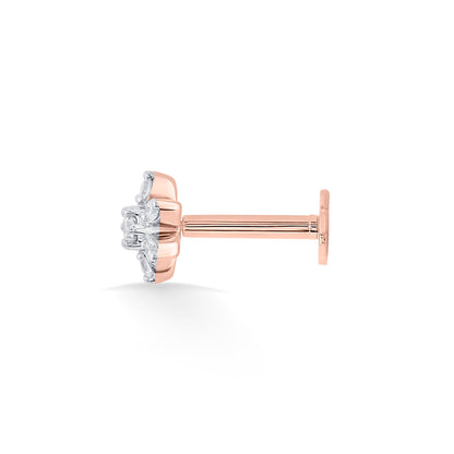 Twinkle Bud Diamond Nosepin