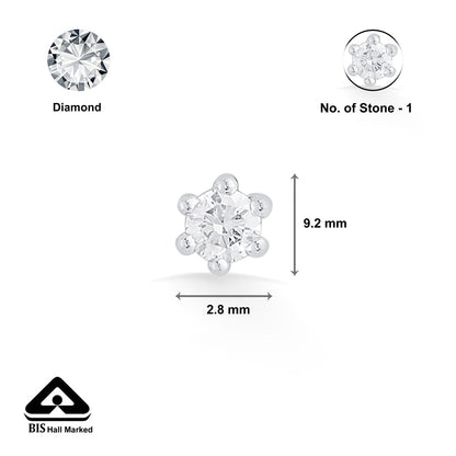 Glow Bud Diamond Nosepin