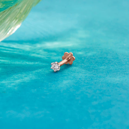 Glow Bud Diamond Nosepin