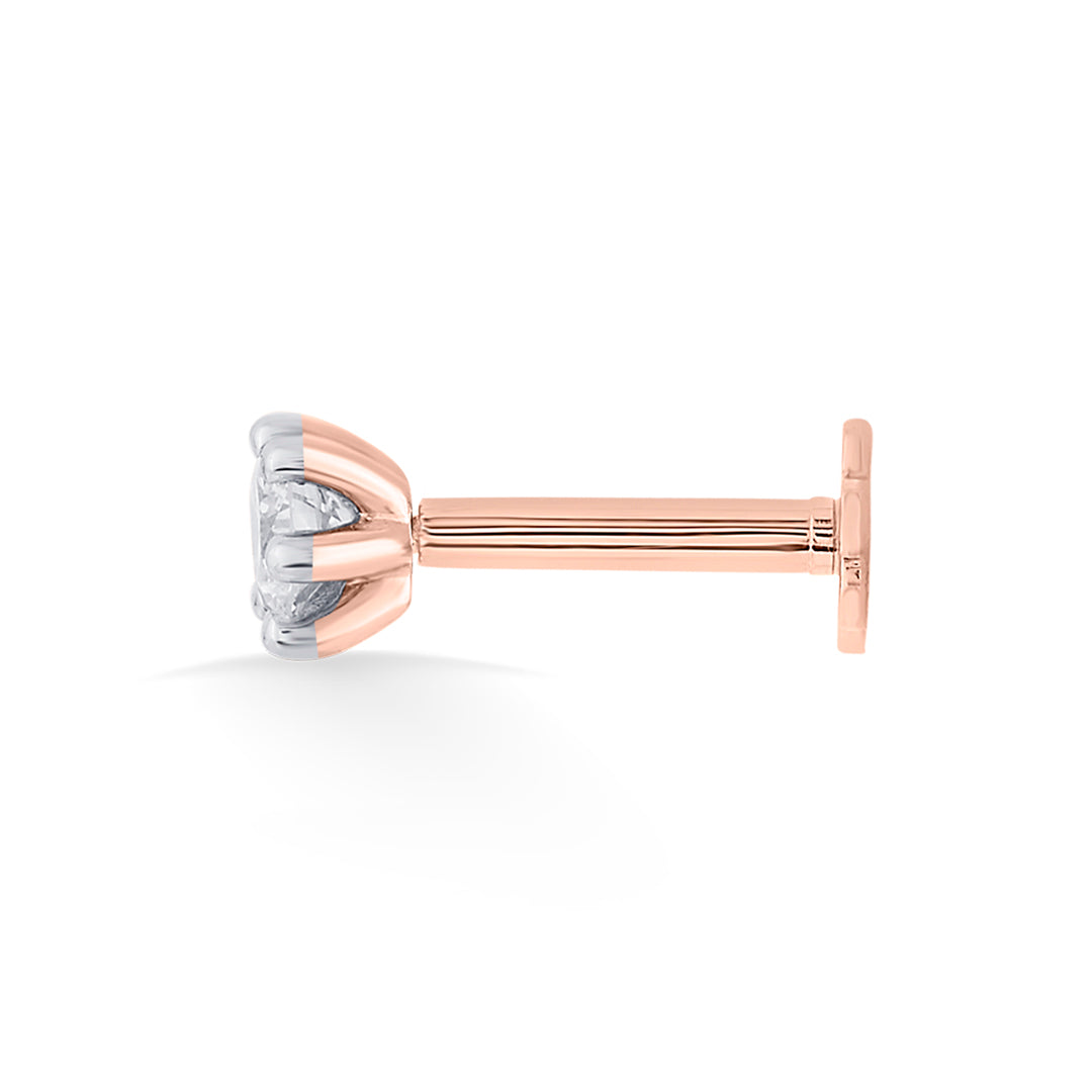 dewora charm diamond nosepin