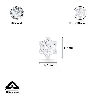 Dewora Charm Diamond Nosepin