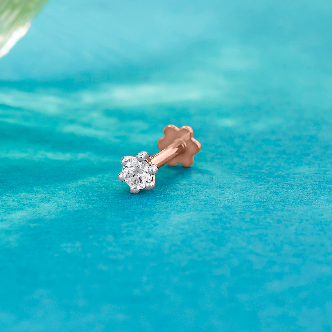 dewora charm diamond nosepin