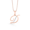 D Letter Alphabet Pendant Diamond Jewellery