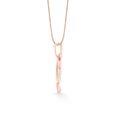 B Letter Alphabet Pendant Diamond Jewellery