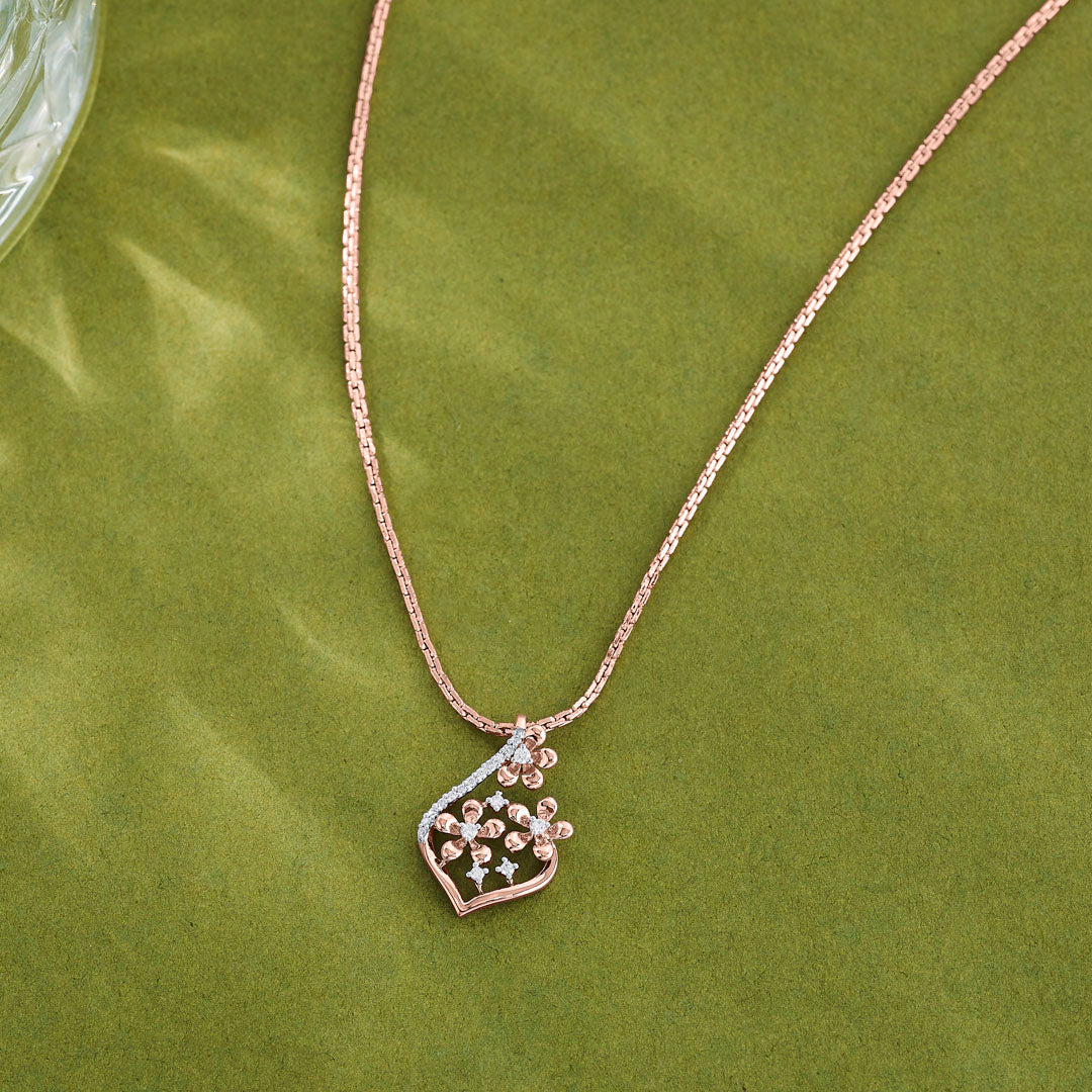 Blooming Bright Classic Pendant Diamond Jewellery