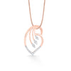 Leafy Wave Classic Pendant Diamond Jewellery