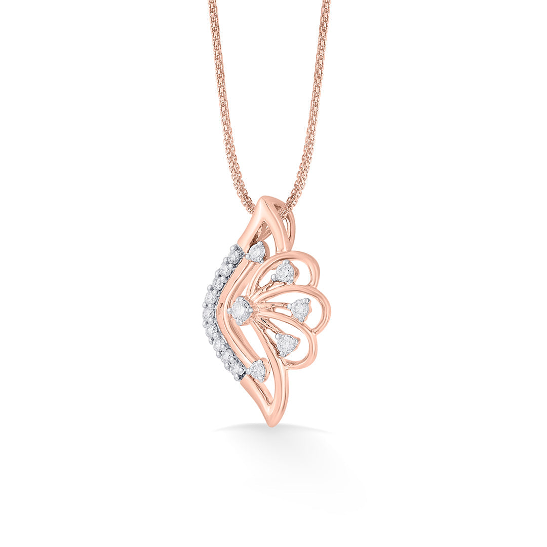 ocean shell classic pendant diamond jewellery
