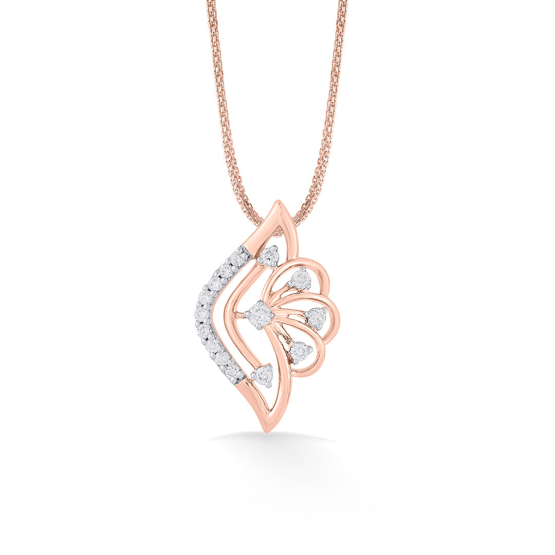 ocean shell classic pendant diamond jewellery