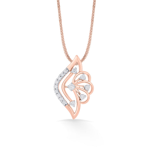Ocean Shell Classic Pendant Diamond Jewellery