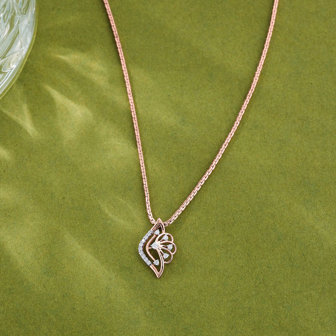 ocean shell classic pendant diamond jewellery