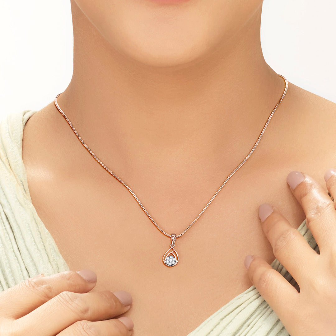 Bright Dew Modern Pendant Diamond Jewellery