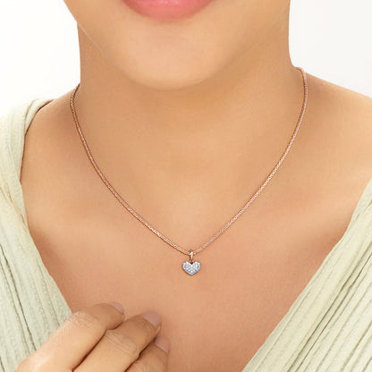 Heartful Shine Heart Pendant Diamond Jewellery