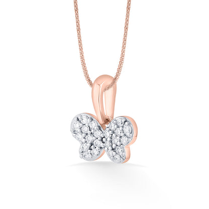 Bright Butterfly Kids Pendant Diamond Jewellery