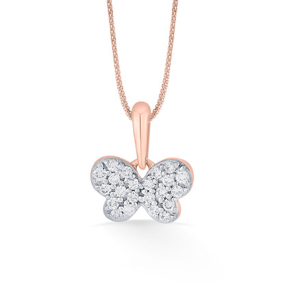 Bright Butterfly Kids Pendant Diamond Jewellery