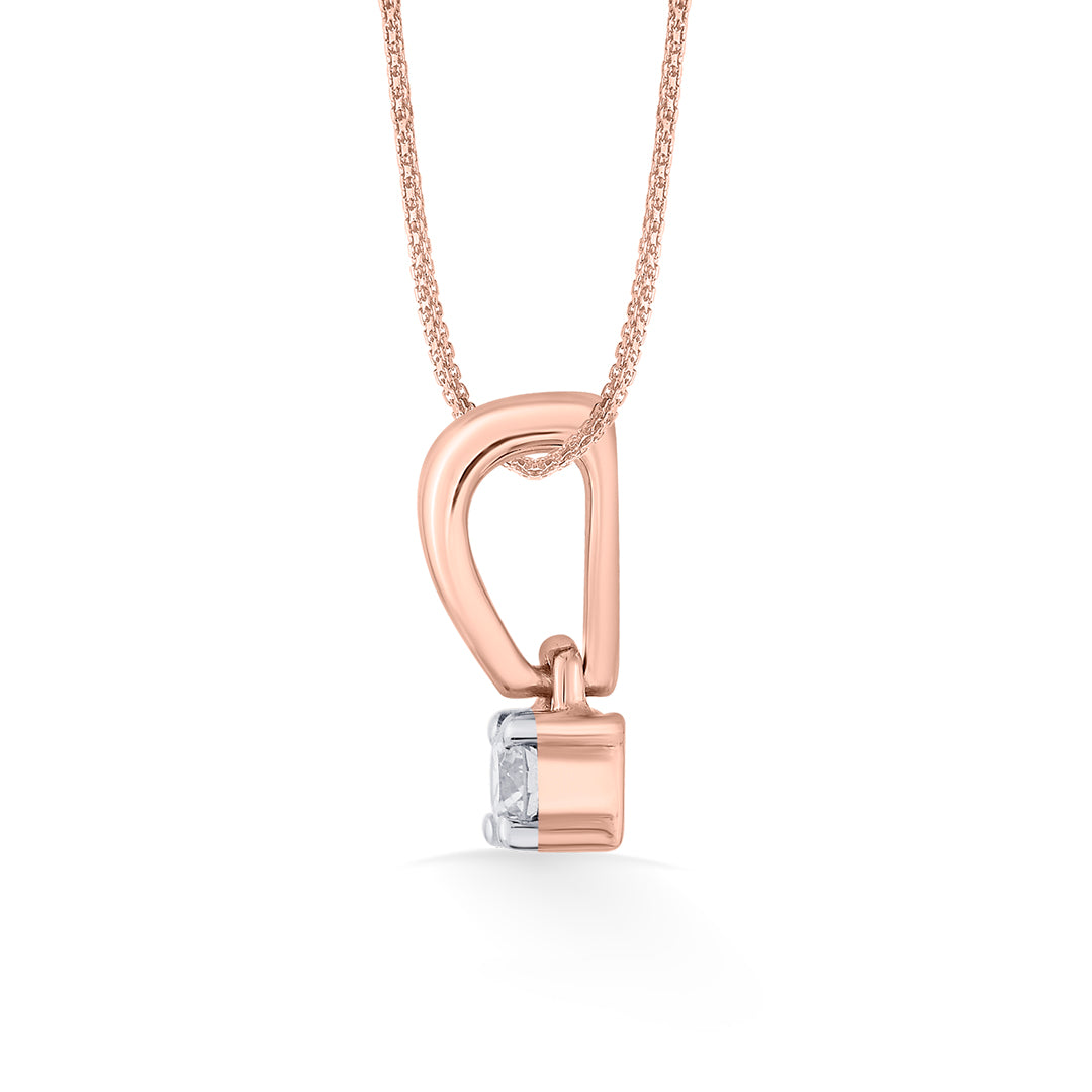 cute square casual pendant diamond jewellery