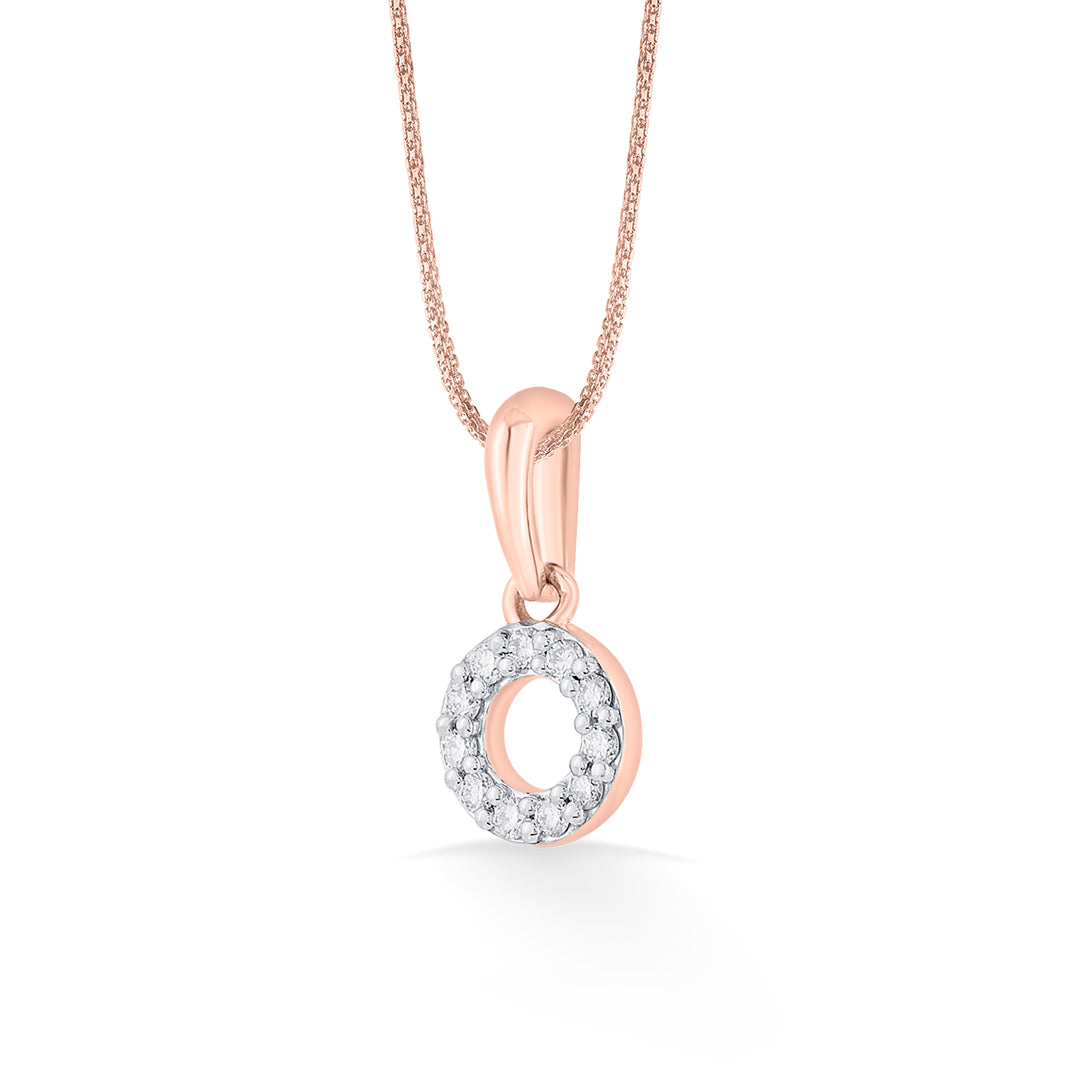 bright circle casual pendant diamond jewellery