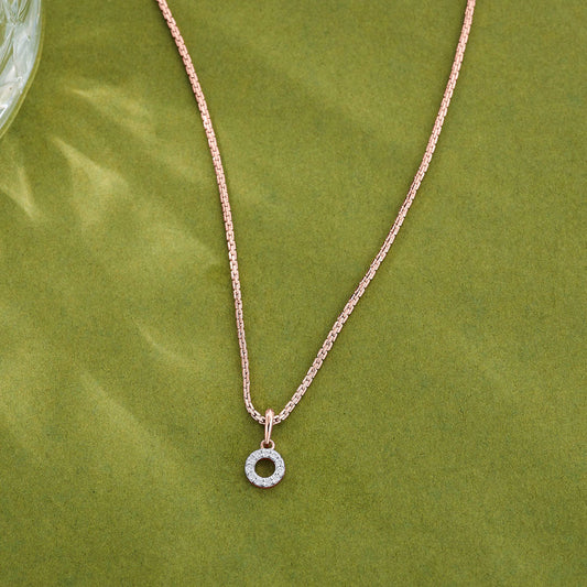 Bright Circle Casual Pendant Diamond Jewellery