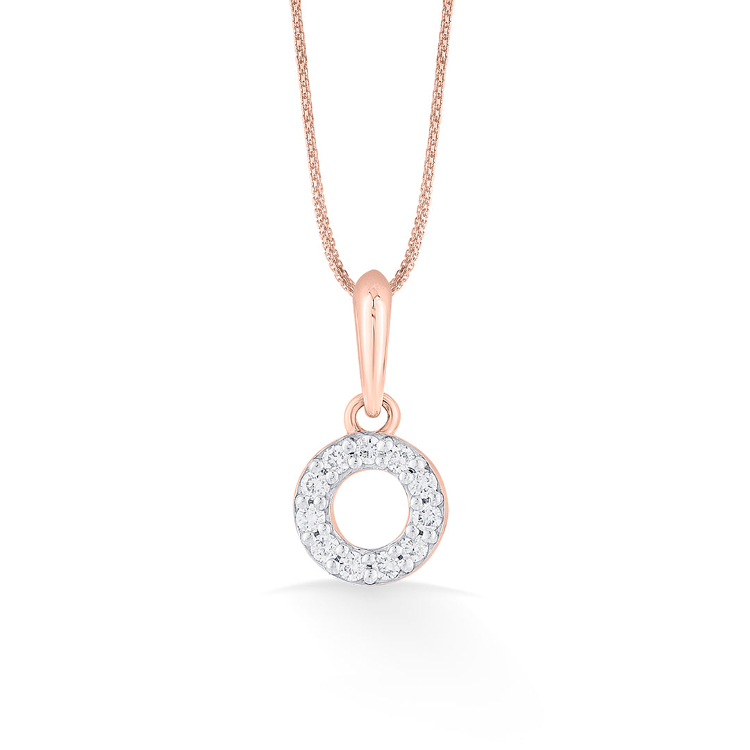 bright circle casual pendant diamond jewellery