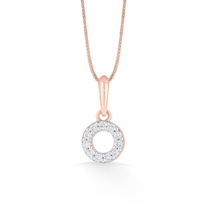 Bright Circle Casual Pendant Diamond Jewellery