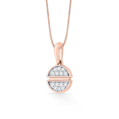 Hemispheres Modern Pendant Diamond Jewellery