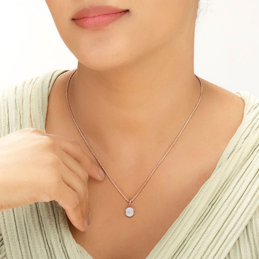 Hemispheres Modern Pendant Diamond Jewellery