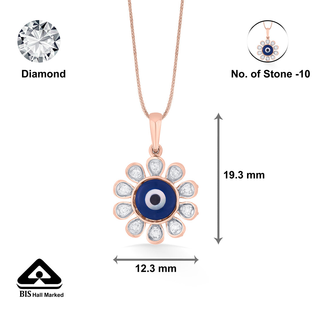 nazar amulet modern pendant diamond jewellery