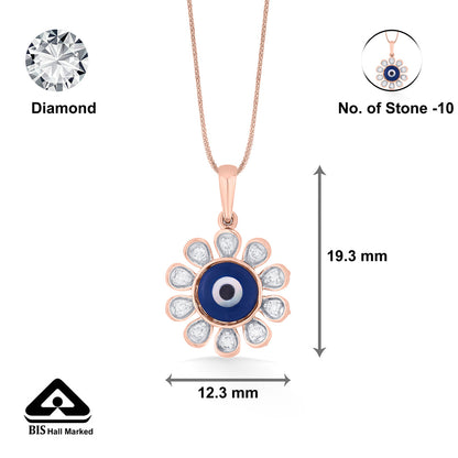 Nazar Amulet Modern Pendant Diamond Jewellery