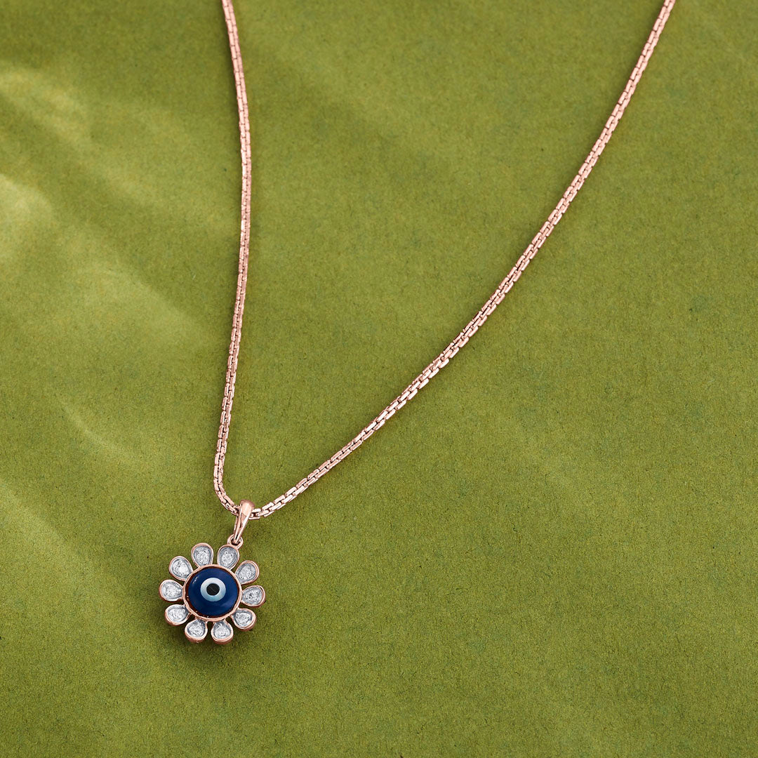 Nazar Amulet Modern Pendant Diamond Jewellery