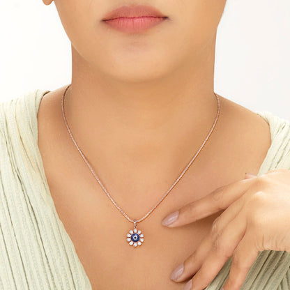 Nazar Amulet Modern Pendant Diamond Jewellery