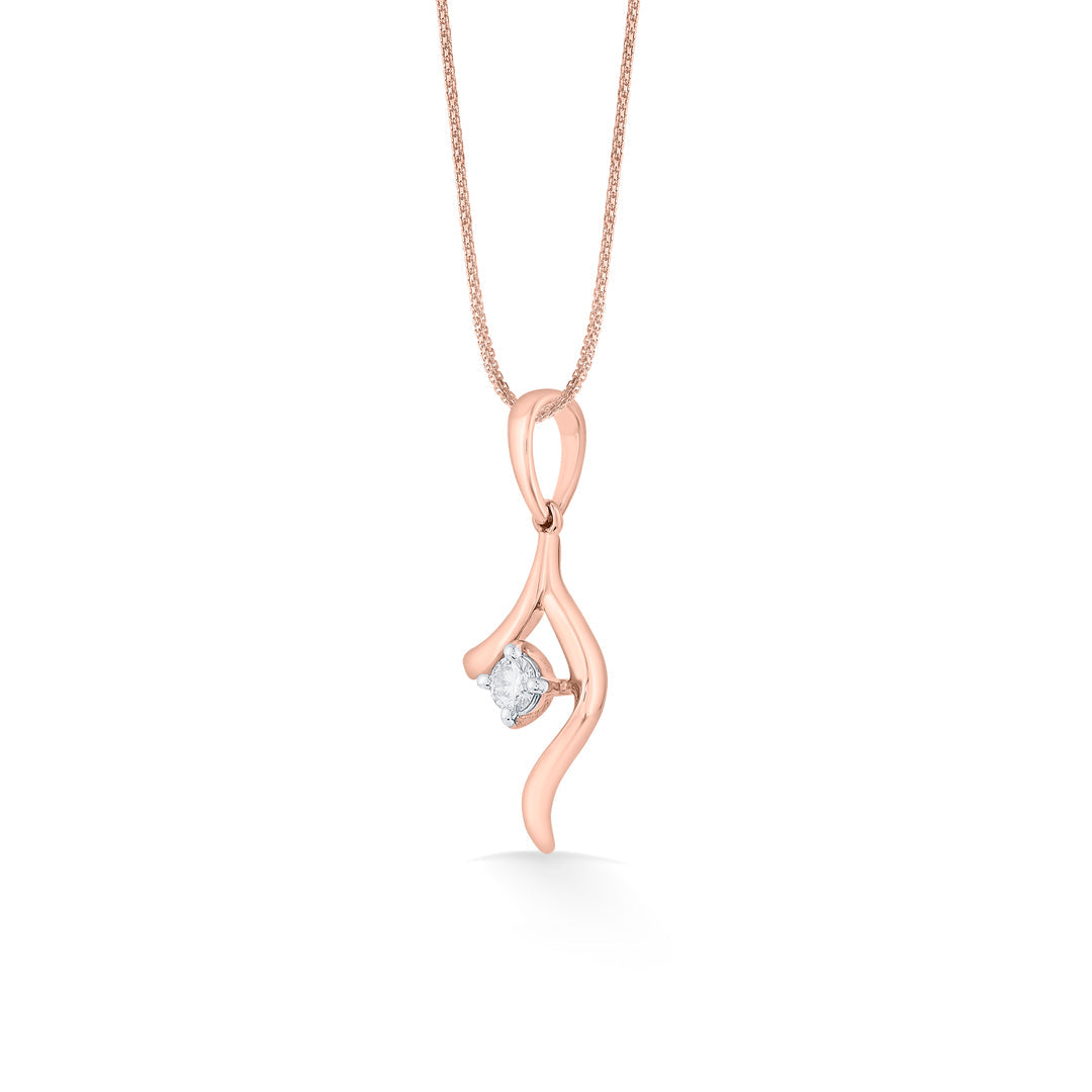 modern shankha modern pendant diamond jewellery