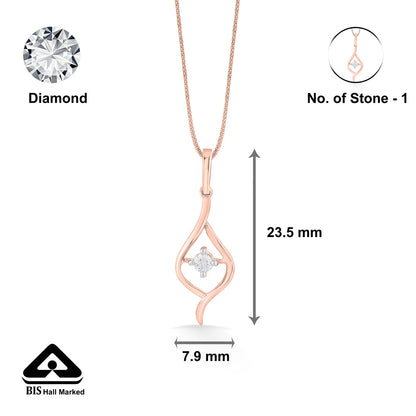 Classic Shankha Modern Pendant Diamond Jewellery