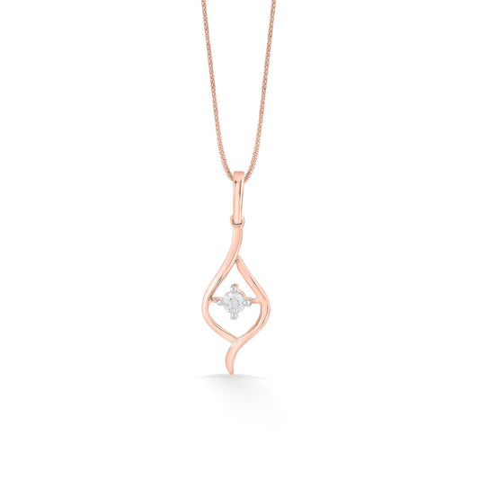 Classic Shankha Modern Pendant Diamond Jewellery