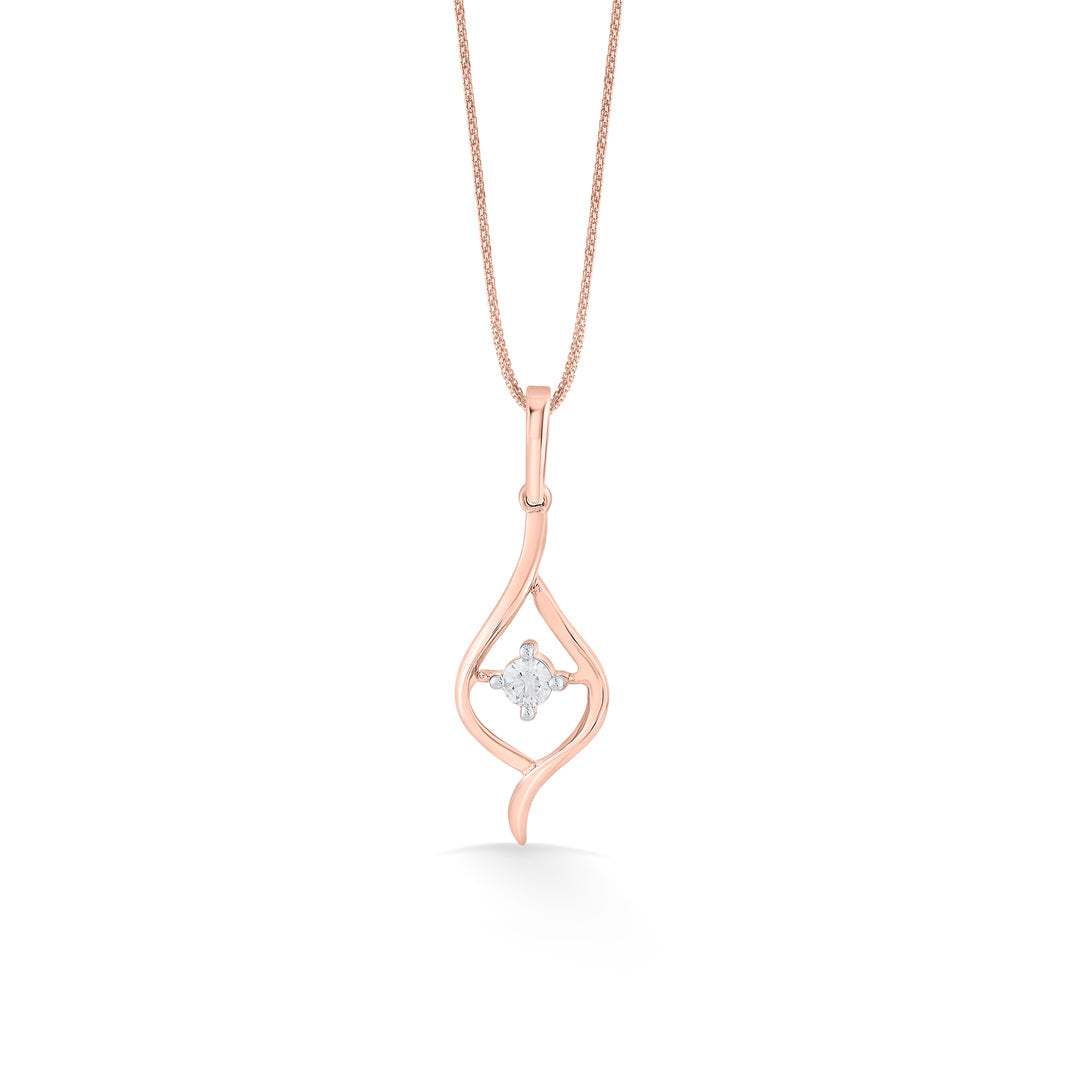classic shankha modern pendant diamond jewellery
