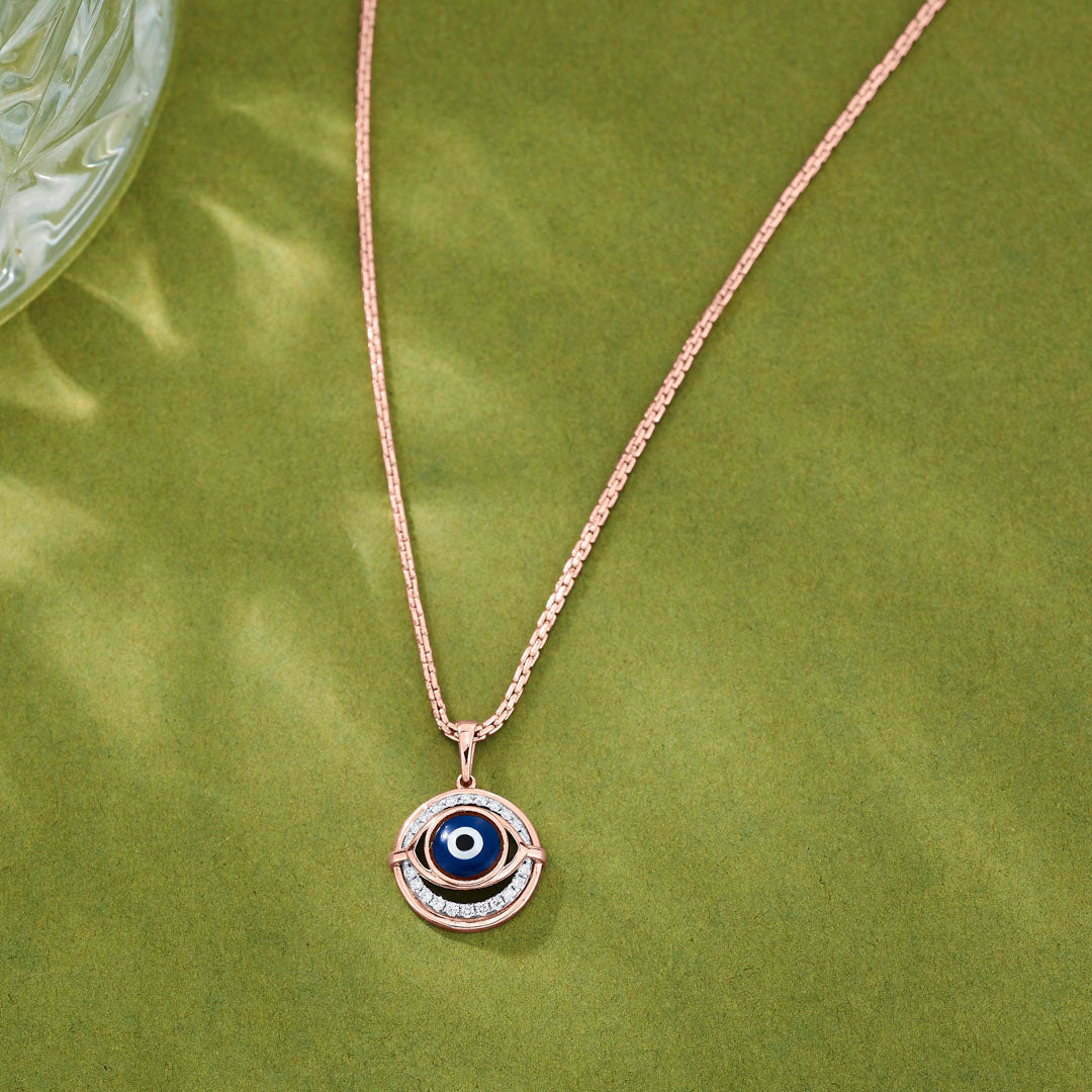 Nazar Sphere Modern Pendant Diamond Jewellery