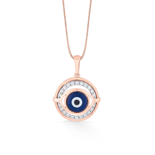 Nazar Sphere Modern Pendant Diamond Jewellery