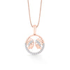 Gemini Charm Zodiac Pendant Diamond Jewellery