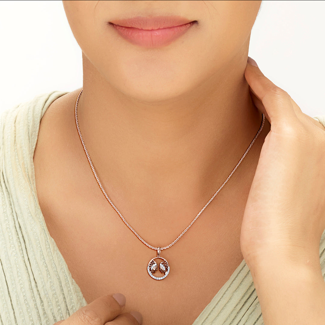 gemini charm zodiac pendant diamond jewellery