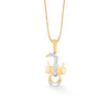 Scorpio Charm Zodiac Pendant Diamond Jewellery