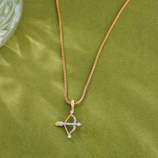 Sagittarius Charm Zodiac Pendant Diamond Jewellery