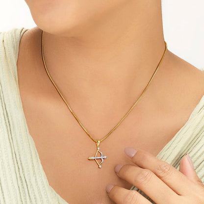 Sagittarius Charm Zodiac Pendant Diamond Jewellery